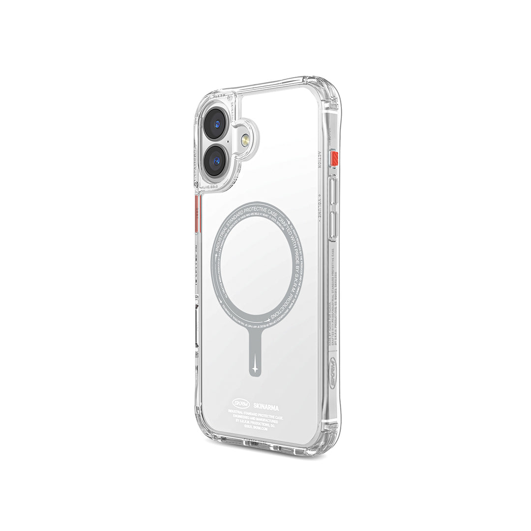 كڤر حماية Saido لهاتف iPhone 16 متوافق مع MagSafe من SkinArma | شفاف كڤر حماية Saido لهاتف iPhone 16 متوافق مع MagSafe من SkinArma | شفاف